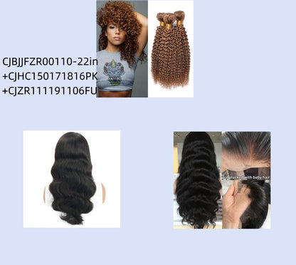 kinky curly wave human hair