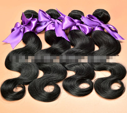 Real hair wig, hair styling hair extension, body wave human hair weaves