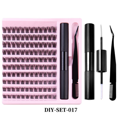 False Eyelash Set With Single Cluster Natural Large Capacity
