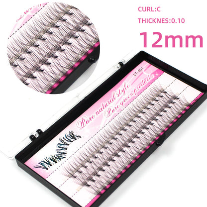 Single Eyelashes, Hairy Chicken Paw Hairs, Grafted Eyelashes, A Cluster Of 10 Self-grafted, Inoculated False Eyelashes