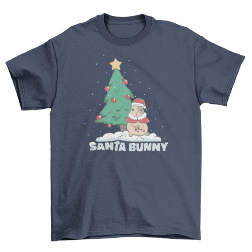 Santa bunny t-shirt