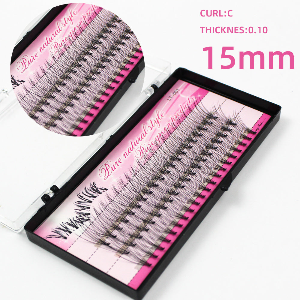 Single Eyelashes, Hairy Chicken Paw Hairs, Grafted Eyelashes, A Cluster Of 10 Self-grafted, Inoculated False Eyelashes