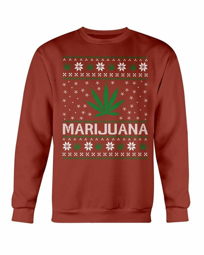 Marijuana Winter Sweatshirt