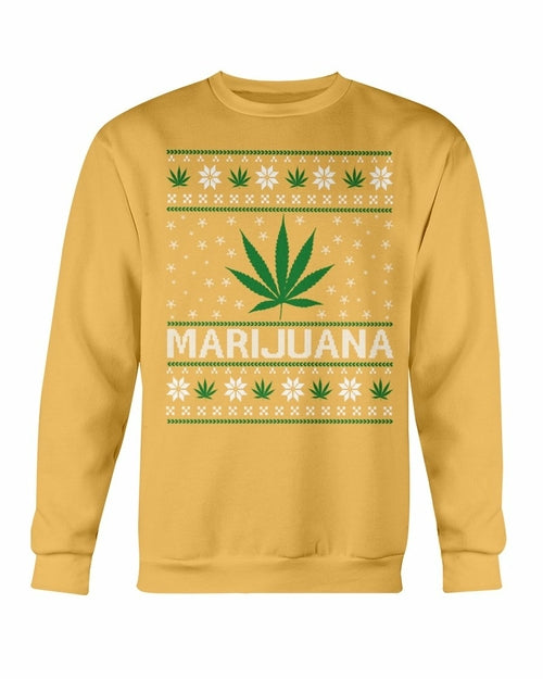 Marijuana Winter Sweatshirt