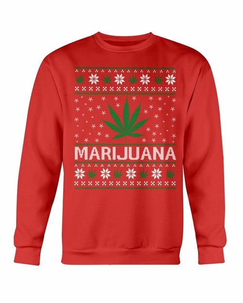 Marijuana Winter Sweatshirt